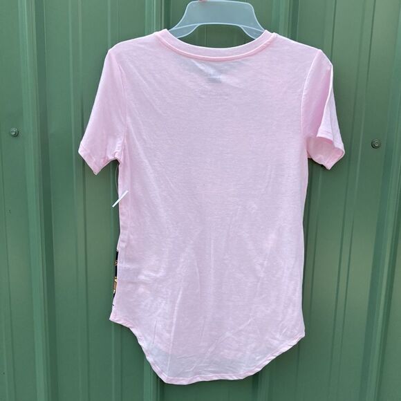 WOMEN’S JUNIORS Tom And Jerry Graphic Elongated Lightweight T-shirt Size S - Picture 4 of 4